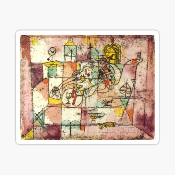 Paul Klee Moribundus Sticker