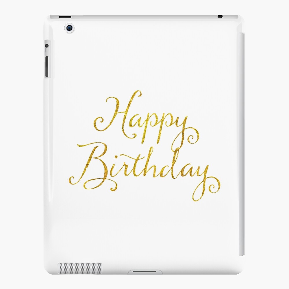 "Alles Gute zum Geburtstag GoldfauxFolienmetallisches FunkelnZitat