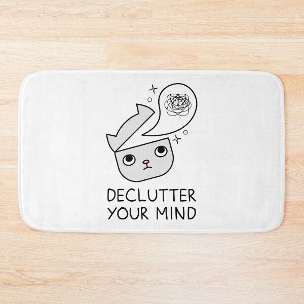 Item preview, Declutter Your Mind. Cat Get Rid Of Unwanted Thoughts  designed and sold by TashaVector.