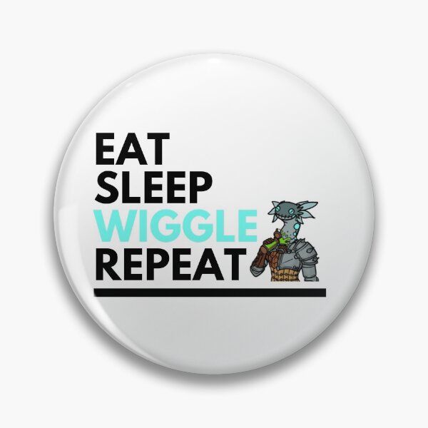 Item preview, Eat Sleep Wiggle Repeat - Wiggle Worm Helmet designed and sold by Magical  Designs.
