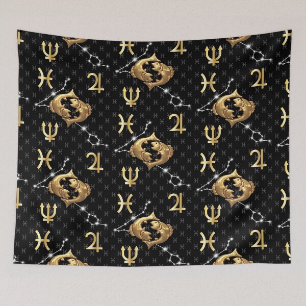 Item preview, 65 MCMLXV Pisces Zodiac Astrology Sign Pattern designed and sold by 65 MCMLXV.