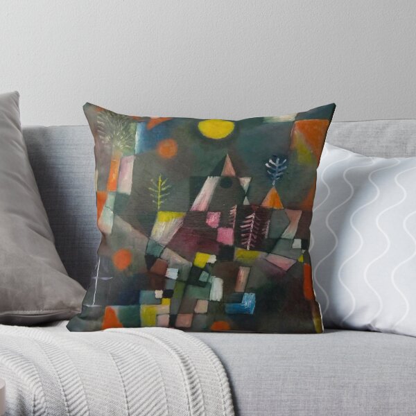 Paul Klee Full Moon Throw Pillow