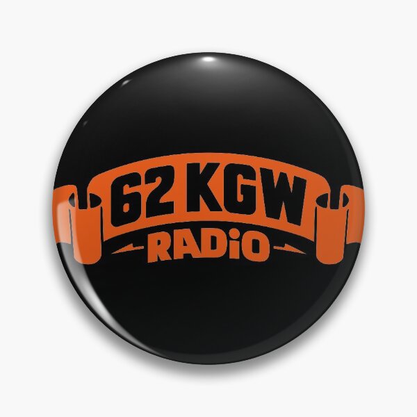 Item preview, 1975 - 62 KGW Radio (Orange on Black) designed and sold by Justin Ellis.