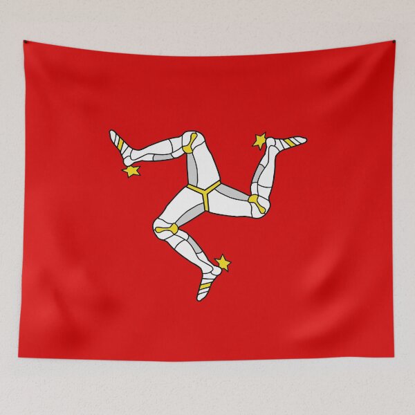 Item preview, Isle of Mann Flag - Manx Triskelion designed and sold by SolarCross.