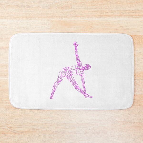 Item preview, Contour Line Yoga-Crown Chakra The Triangle Pose designed and sold by FranksArtWorld.