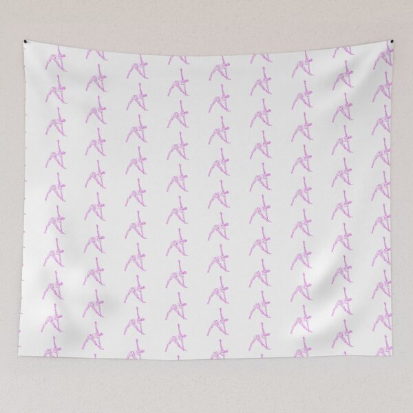Item preview, Contour Line Yoga-Crown Chakra The Triangle Pose designed and sold by FranksArtWorld.