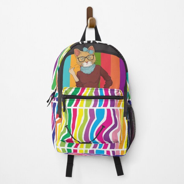 Item preview, Colorful Retro Cat designed and sold by OMdesign10.