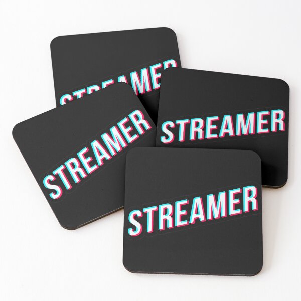 Item preview, Streamer lettering Tik Tok style glitch effect designed and sold by hendeJens.