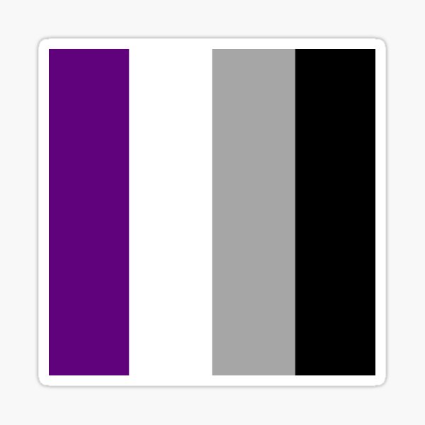 Asexual Pride Flag Stripe Sticker For Sale By Nailbitingwrite Redbubble 3700