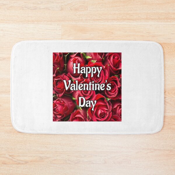 Item preview, Happy Valentine's Day message on a bed of red roses designed and sold by Jack Cox.