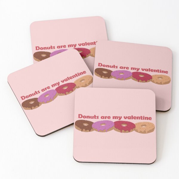 Item preview, Donuts are my Valentine designed and sold by Emilija Kociute.