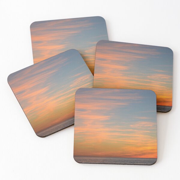 Item preview, Golden sky by the sea in front of the island of Hiddensee (Photo: Sabine Braun) designed and sold by AmilysFriends.