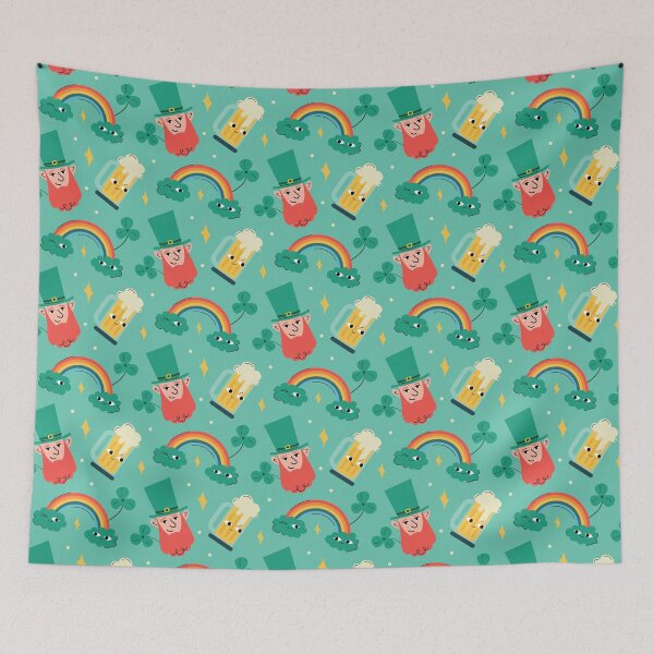 Item preview, St Patricks Cartoons Pattern designed and sold by arrowroses.