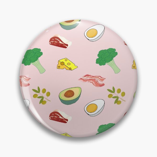 Item preview, Keto Diet High Fat Low Carb Food Pattern designed and sold by collegeplace.