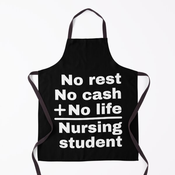 Item preview, No rest, no cash, no life, nursing student designed and sold by Caregiverology.