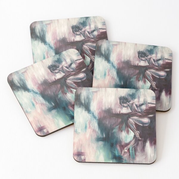 Item preview, Storm Dancer - Abstract Painting of a Fantasy Dancer Against Stormclouds designed and sold by EmilyDewsnap.
