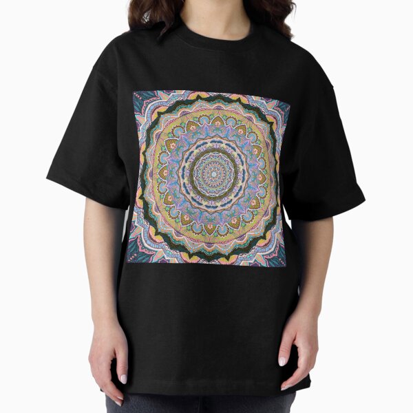 Vista previa del artículo con la obra «Mandala, art naif, mandala art, wall art, home deco, meditación, yoga, curación, actitud Zen», diseñado y vendido por SandrineK.