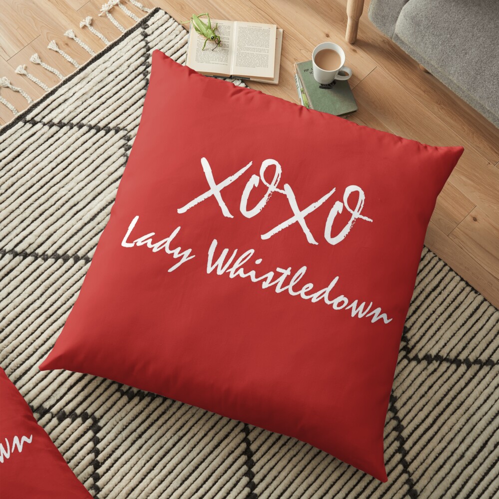 XOXO Lady Whistledown Floor Pillow