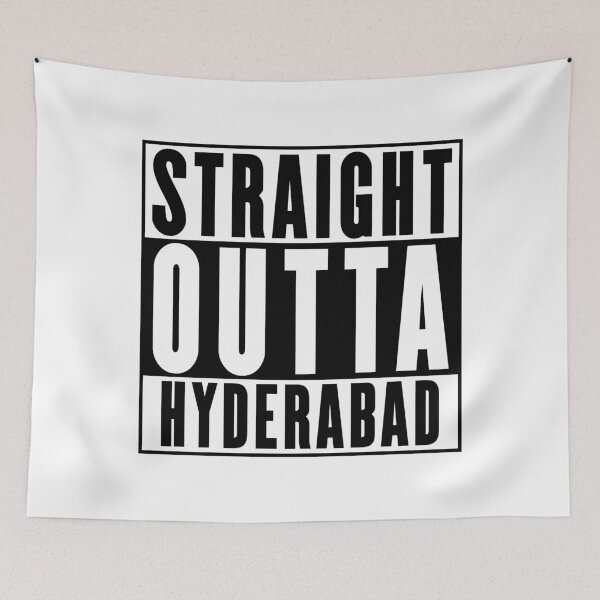 Item preview, Straight Outta Hyderabad designed and sold by RandomStuffShop.