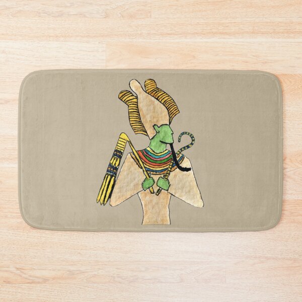 Item preview, Ancient Egyptian God Osiris Watercolor Painting designed and sold by WatercolorStore.