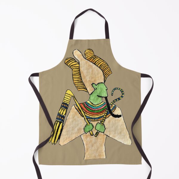 Item preview, Ancient Egyptian God Osiris Watercolor Painting designed and sold by WatercolorStore.