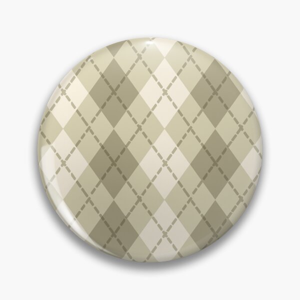 Item preview, Taupe and Cream Argyle  9 designed and sold by Sharon Schwalbe.
