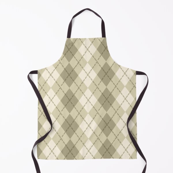Item preview, Taupe and Cream Argyle 9 designed and sold by Sharon Schwalbe.