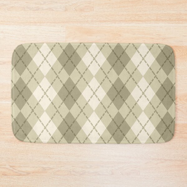 Item preview, Taupe and Cream Argyle  9 designed and sold by Sharon Schwalbe.