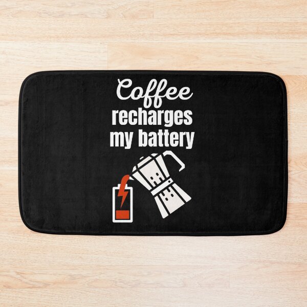 Item preview, Coffee recharges my battery designed and sold by Caregiverology.