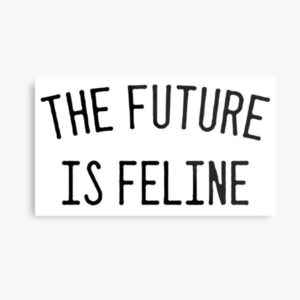 Item preview, The Future Is Feline designed and sold by Funny Tee.