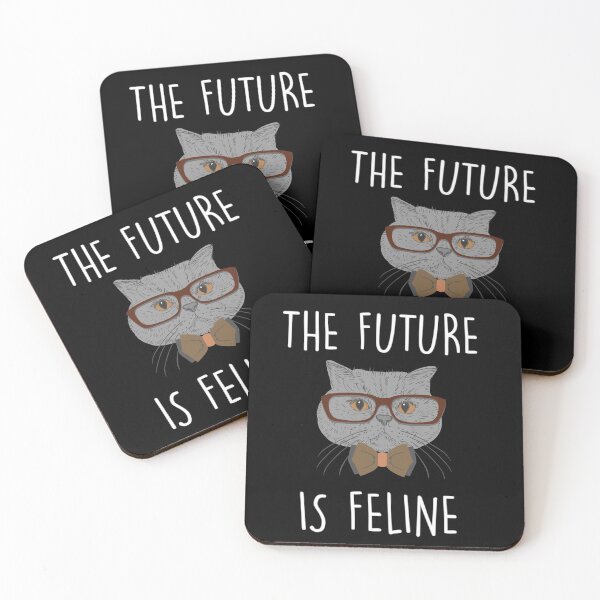 Item preview, THE FUTURE IS FELINE designed and sold by Shirt  Paradise Art ⭐⭐⭐⭐⭐.