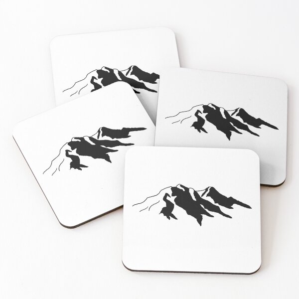 Item preview, Black and white mountains designed and sold by adesignworld.