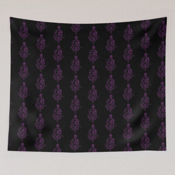 Item preview, Contour Line Yoga-Crown Chakra Squat Prayer Pose  designed and sold by FranksArtWorld.
