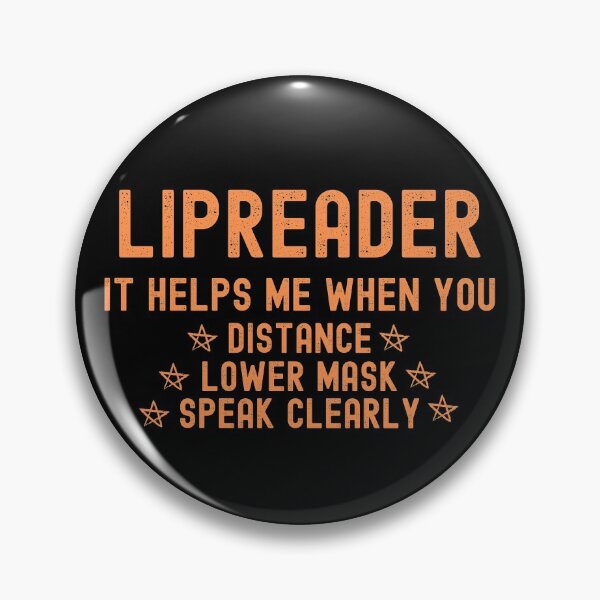 Item preview, Lipread - Lipreading - Lip Read - Lip Reading - Lipreader - Lip Reader Facemask - Masks For Lip Reading designed and sold by WonderWear.