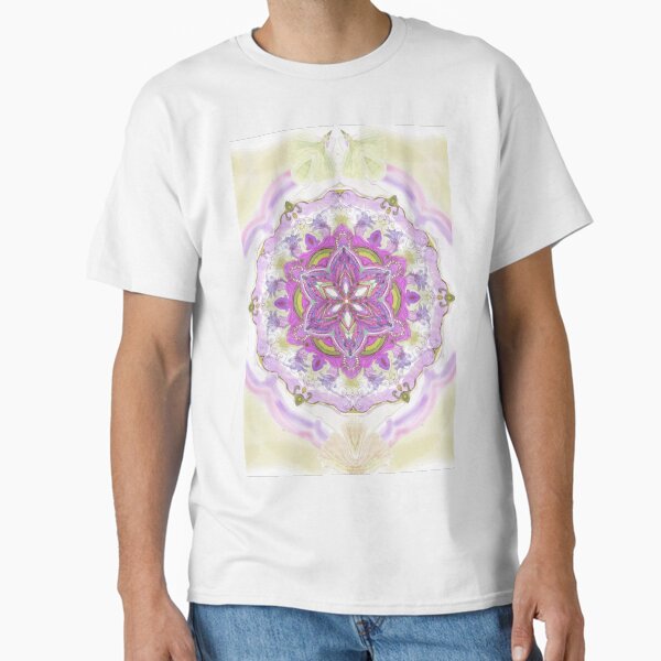 Vista previa del artículo con la obra «Mandala, art naif, mandala art, wall art, home deco, meditación, yoga, curación, actitud Zen», diseñado y vendido por SandrineK.