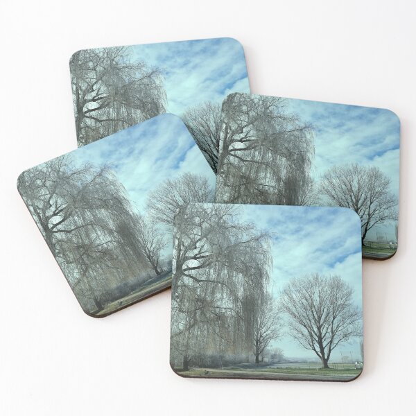 Item preview, Soccer Field with Willow in Winter at Piliscsev, Hungary designed and sold by Istvan Ocztos.