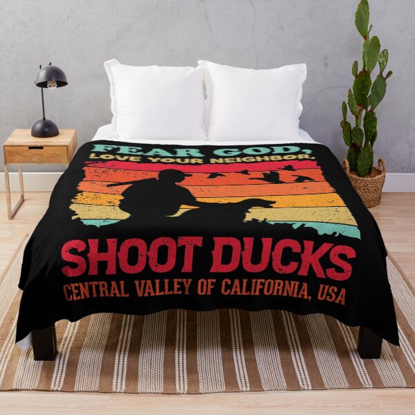 Item preview, Fear God, love your neighbor, shoot ducks - Central Valley of California, USA designed and sold by crazy merchs.