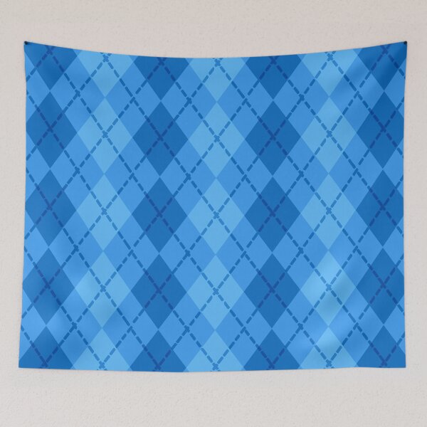 Item preview, Cobalt Blue Light Argyle designed and sold by Sharon Schwalbe.