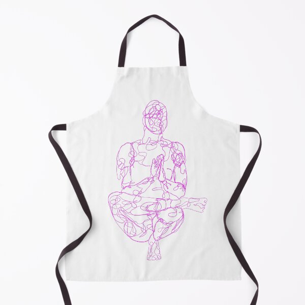 Item preview, Contour Line Yoga-Crown Chakra Squat Prayer Pose  designed and sold by FranksArtWorld.