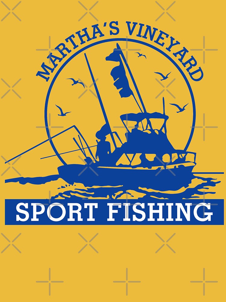 Martha's Vineyard Sport Fishing Fishing Essential T-Shirt | Redbubble