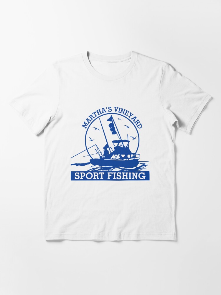 Martha's Vineyard Sport Fishing  Essential T-Shirt for Sale by  freshartdesigns