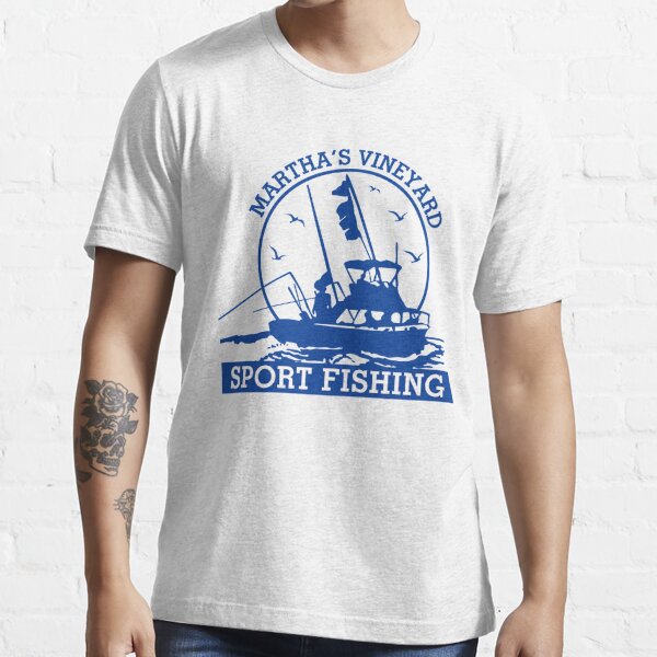 Martha's Vineyard Sport Fishing  Essential T-Shirt for Sale by