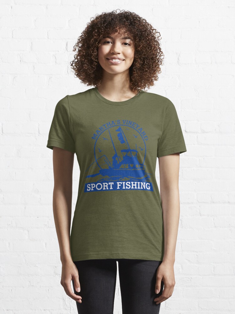 Martha's Vineyard Sport Fishing  Essential T-Shirt for Sale by  freshartdesigns