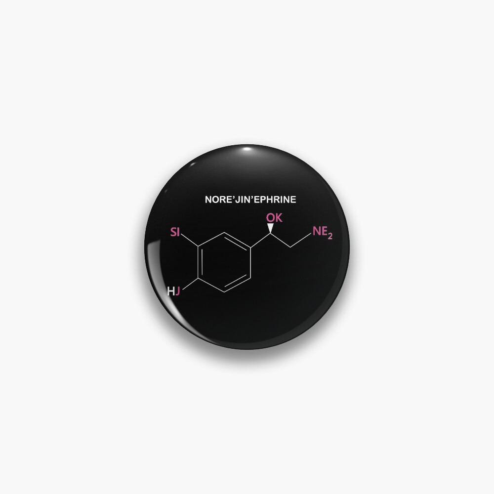 BTS Seokjin Compound Nore-jin-ephrine Pin