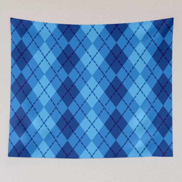Item preview, Royal Cobalt Blue Midnight Argyle   designed and sold by Sharon Schwalbe.