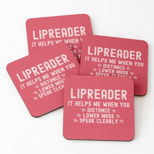Item preview, Lipread - Lipreading - Lip Read - Lip Reading - Lipreader - Lip Reader Facemask - Masks For Lip Reading designed and sold by WonderWear.