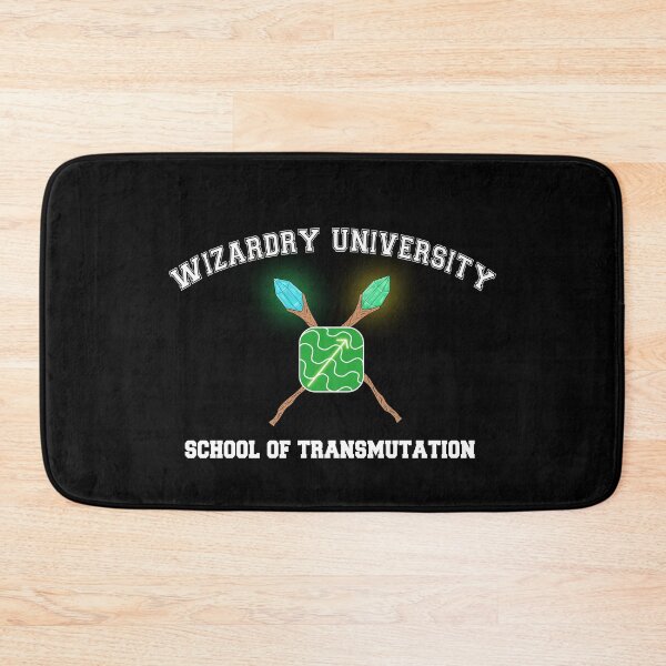 Item preview, Wizardry University - School of Transmutation white for black/dark background designed and sold by Deromilly.