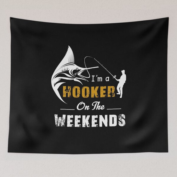 Item preview, I'm a hooker on the weekends shirts gifts and products designed and sold by glitchman2.