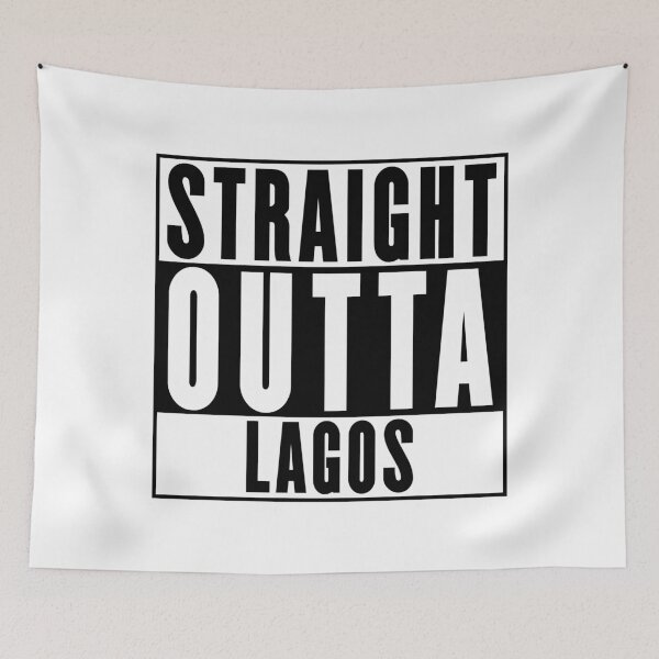 Item preview, Straight Outta Lagos designed and sold by RandomStuffShop.