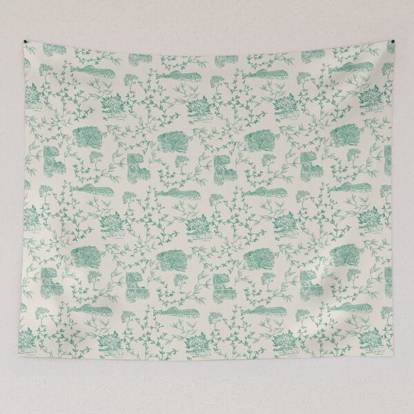 Item preview, Kew Toile  designed and sold by UrsulaDuplock.